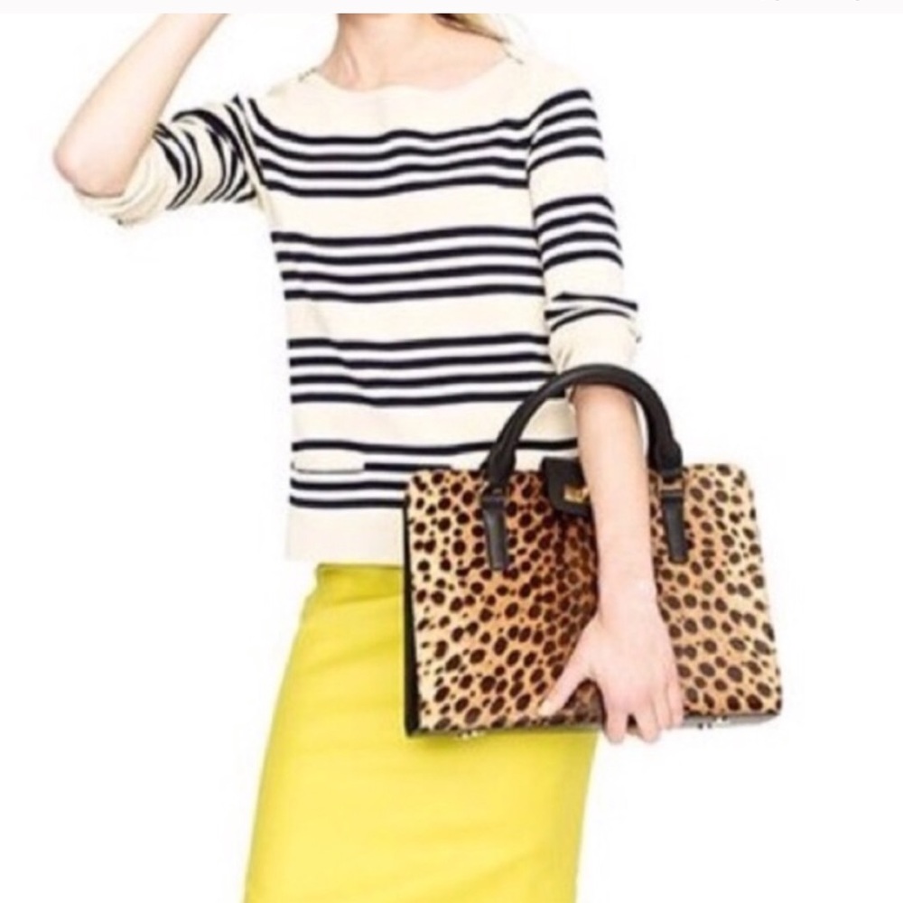 NWOT J.Crew striped cotton top/sweater